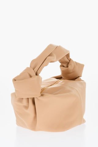 Leather DOUBLE KNOT Hand Bag