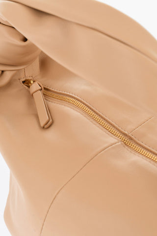 Leather DOUBLE KNOT Hand Bag