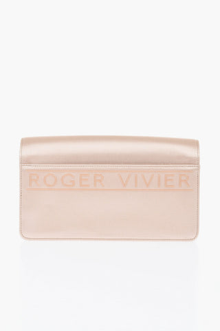 Borsa A Tracolla In Satin Con Dettaglio Gioiello