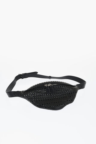 Leather Belt Bag With Cutout Details