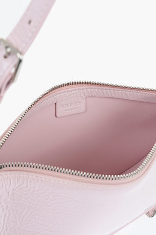 Crakle Leather SHIELD SLING Shoulder Bag with Maxi Charm