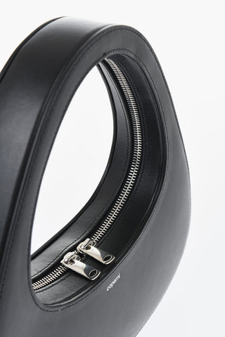 Leather BAGUETTE Clutch With Shoulder Strap