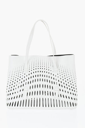 Borsa Tote In Pelle Con Cutout