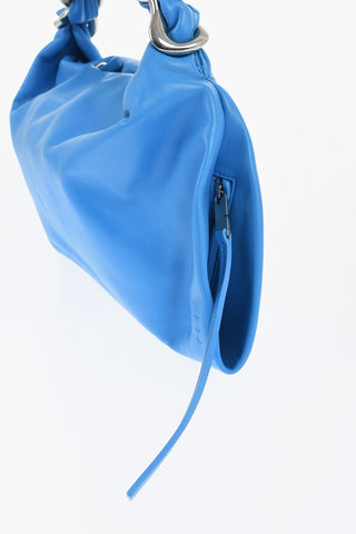 Leather Shoulder Bag With Chain