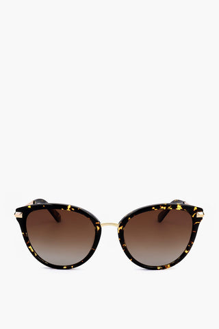 Cat-eye Sunglasses with Tortoiseshell Frame