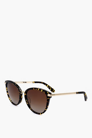 Cat-eye Sunglasses with Tortoiseshell Frame