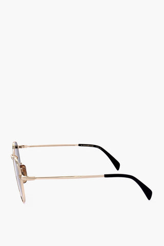 Oval Sunglasses with Gradient Lenses