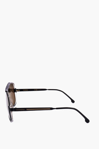 Shield Sunglasses with Orange Lenses