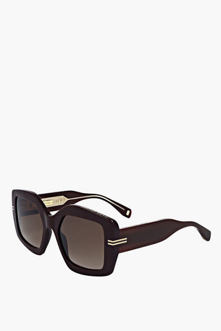 RUNAWAY Rectangular Sunglasses with Gradient Lenses