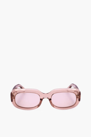 Rectangular Sunglasses with Logoed Frame