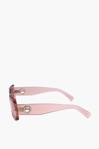 Rectangular Sunglasses with Logoed Frame