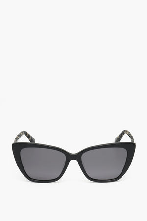 Cat-eye Sunglasses with Tortoiseshell Pattern