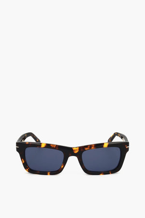 Tortoiseshell Sunglasses with Rectangular Design