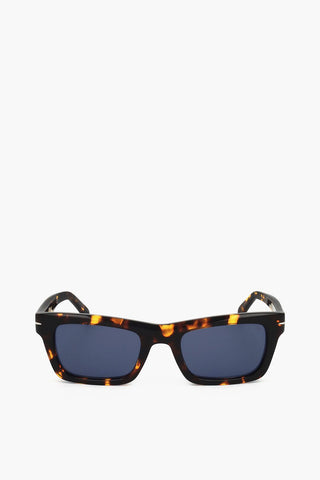 Tortoiseshell Sunglasses with Rectangular Design