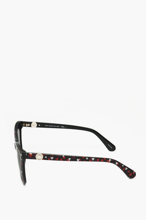 Cat-eye Sunglasses with Heart Motif