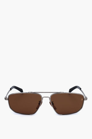 Occhiali da Aviator con Montatura in Metallo