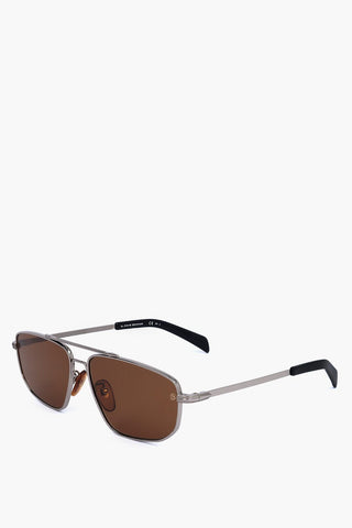 Occhiali da Aviator con Montatura in Metallo