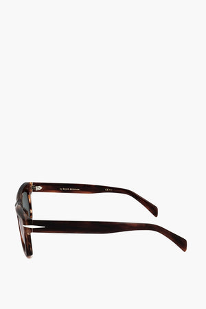 Tortoiseshell Sunglasses with Rectangular Design