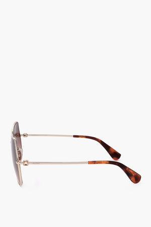 Pentagonal Sunglasses with Gradient Lenses