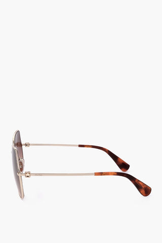 Pentagonal Sunglasses with Gradient Lenses