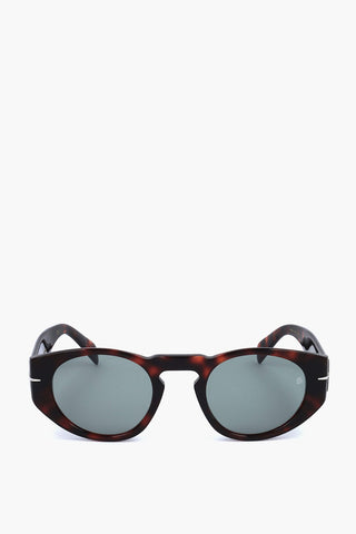 Tortoiseshell Sunglasses with Oval Lenses