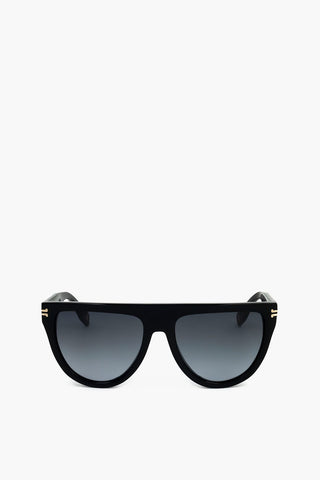 RUNAWAY Straight-Bridge Sunglasses with Gradient Lenses