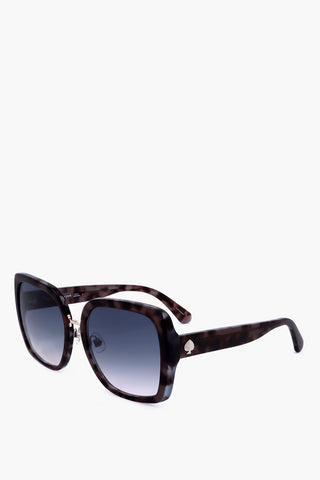 Square Sunglasses with Tortoiseshell Frame
