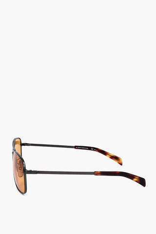 Aviator Sunglasses with Orange Lenses