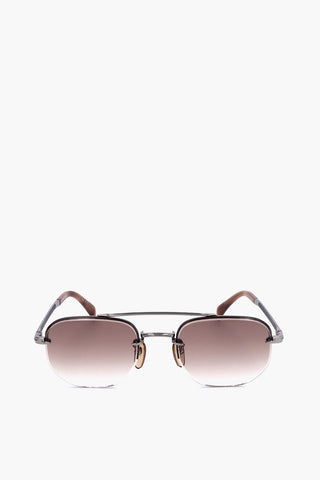 Oval Sunglasses with Gradient Lenses