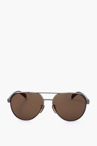 Occhiali da Sole Aviator con Montatura in Metallo