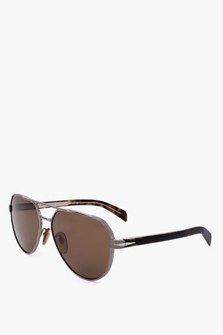 Occhiali da Sole Aviator con Montatura in Metallo