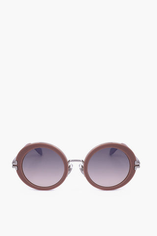 RUNAWAY Round Sunglasses with Metal Bridge