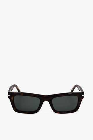 Rectangular Sunglasses with Tortoiseshell Patterned Frame