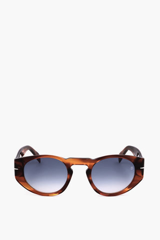 Schildpatt-Sonnenbrille mit Verlaufsgläsern