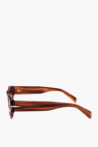 Schildpatt-Sonnenbrille mit Verlaufsgläsern