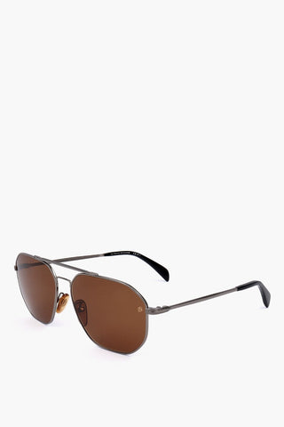 Aviator Sunglasses with Orange Lenses