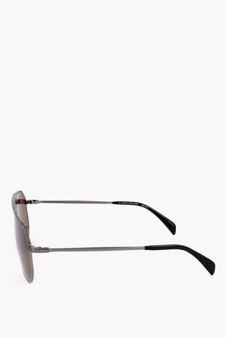 Aviator Sunglasses with Orange Lenses