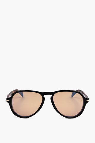 Aviator Sunglasses with Tortoiseshell Pattern