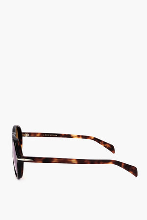 Aviator Sunglasses with Tortoiseshell Pattern