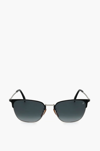 Clubmaster-Sonnenbrille mit Verlaufsgläsern