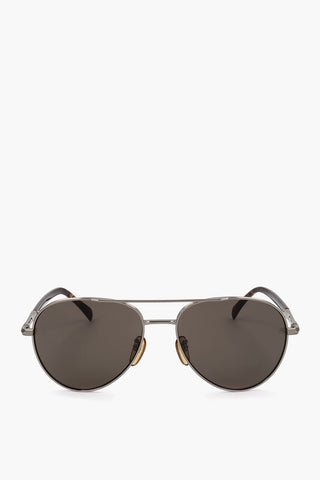 Occhiali da Sole Aviator con Aste Tartarugate