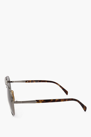 Occhiali da Sole Aviator con Aste Tartarugate
