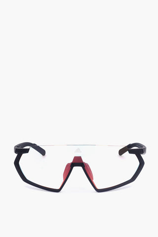 Transparent Sport Glasses with Contrasting Frame