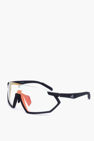 Transparent Sport Glasses with Contrasting Frame