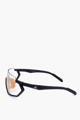 Transparent Sport Glasses with Contrasting Frame