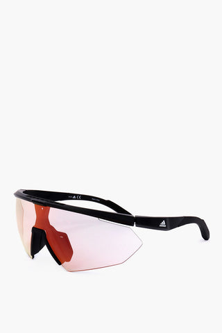 Sport Sunglasses with Rose-Tinted Lenses