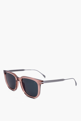 Wayfarer Sunglasses with Metal Temples
