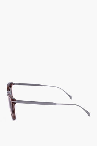 Wayfarer Sunglasses with Metal Temples