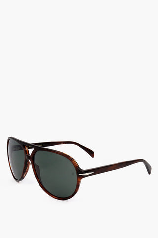 Occhiali da Sole Aviator con Montatura Tartarugata
