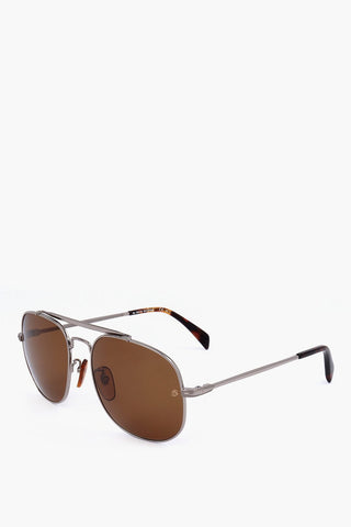 Aviator Sunglasses with Orange Lenses